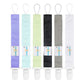 Babygoal Solid Color Pacifier Clips, 6 Pack Binky Paci Holder Clips And Leash For Boys And Girls Fits For Most Pacifier, Binkie