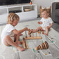 Zeebaba Baby Play Mat, 59'X59' Foldable & Reversable Large Baby Mat, 0.4' Thick Waterproof Foam Play Mat, Baby Activity Tummy