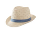 LLmoway Baby Boy Straw Fedora Hat Infant Beach Sun Protection Hat Outdoor Breathable Panama Cap Denim