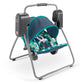 Fisher-Price On-The-Go Swing - Pixel Forest, Baby Seat With Canopy That Easily Folds For Travel