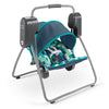 Fisher-Price On-The-Go Swing - Pixel Forest, Baby Seat With Canopy That Easily Folds For Travel