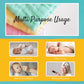 Arsaha Pack Of 10 Baby Muslin Washcloths Set (12   X12   ), 6 Layers Multi-Colored Baby Washcloths Made Of 100% Organic Cotton H