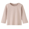 Enfants Ch?Is Long Sleeve Tee Shirt Baby Girl Boy 18 Months Beige