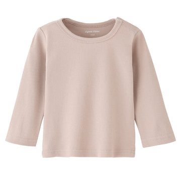Enfants Ch?Is Long Sleeve Tee Shirt Baby Girl Boy 18 Months Beige