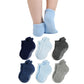 Epeius Baby Socks Infant Boy Non-Slip Socks Thick Cotton Ankle Socks With Grips Kids Boys Girls Cozy Cushion Low Cut Socks 6 Pai