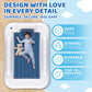 Deeteck Inflatable Toddler Travel Bed - 60 Inches Portable Toddler Bed For Travel With Safety Sides - Cozy Kids Air Mattress Set