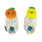 Infantino Babys 1st Rattle Bundle Gift Set, Wrist Rattles, Foot Rattles, Spin & Teethe Gummy Rattle, Multicolor Fruit-Themed, 3