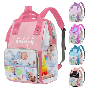 M Yescustom Custom Baby Diaper Backpack Large Diaper Bag With Insulated Pockets Mommy Bags Boys Girl Unisex Multifunction Travel