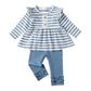 Baby Girl Outfit 9-12 Month Girl Clothes Baby Ruffle Shirt Pants Set Cute Long Sleeve Fall Outfits Infant Baby Girl Winter Cloth