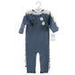 Hudson Baby Unisex Baby Cotton Coveralls, Wingman, 3-6 Months