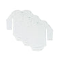 Cbobaby 4T 5T 6T Toddler Bodysuits Long Sleeve Envelope Neck 3 Pack (6T)