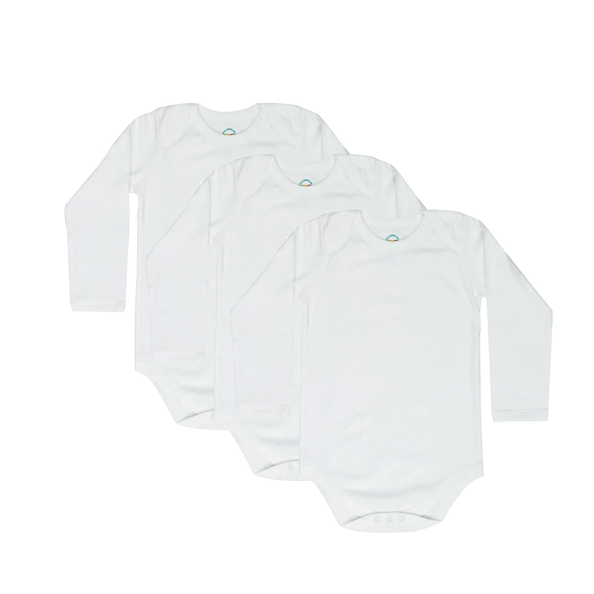 Cbobaby 4T 5T 6T Toddler Bodysuits Long Sleeve Envelope Neck 3 Pack (6T)