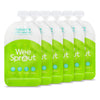 Weesprout Double Zipper Reusable Food Pouches (5 Fl Oz, Green)