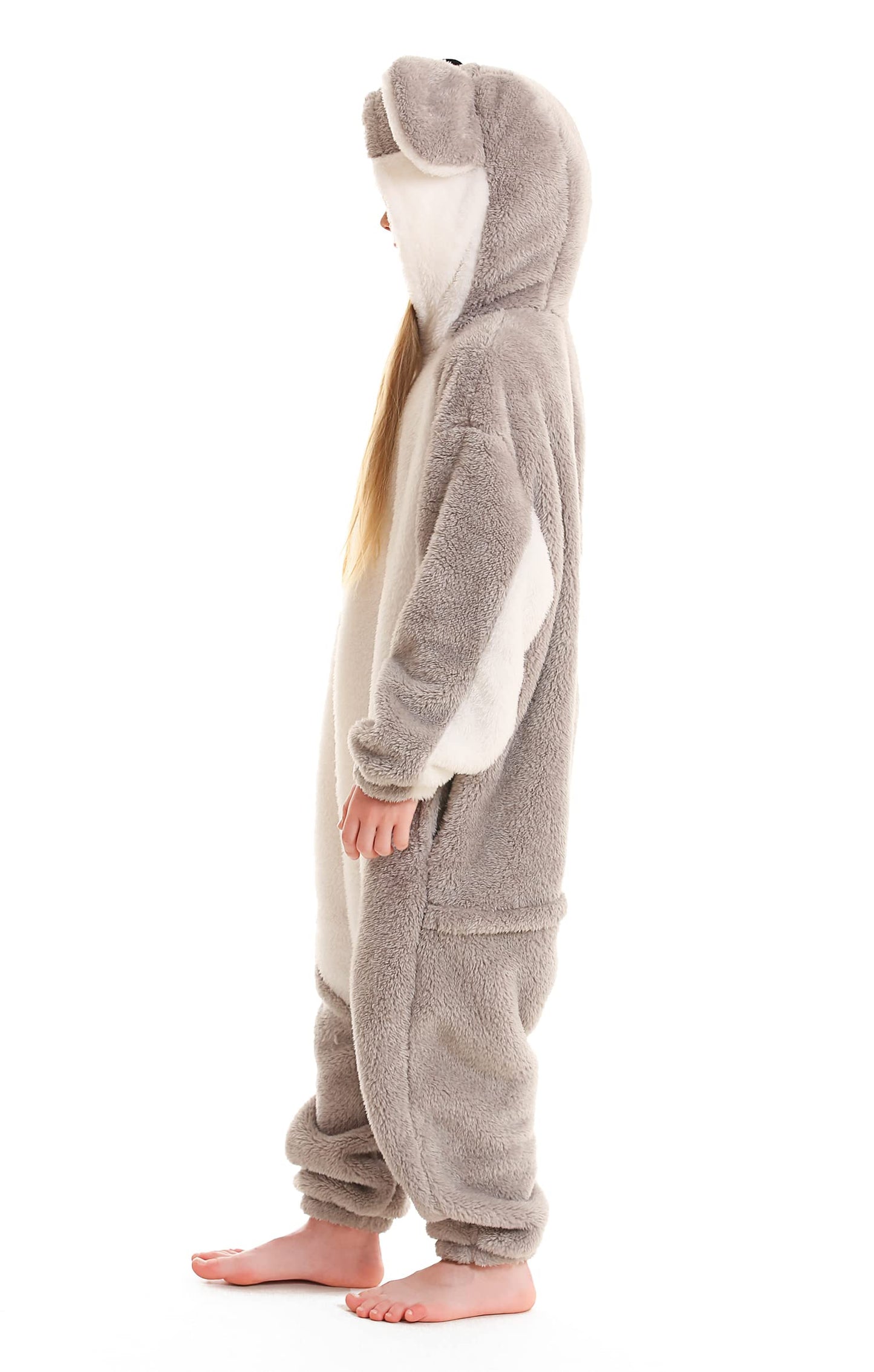 Atoz Onesie For Kids, Animal Pajamas Halloween Cosplay Costume For Girls Boys, Koala 10-11Y