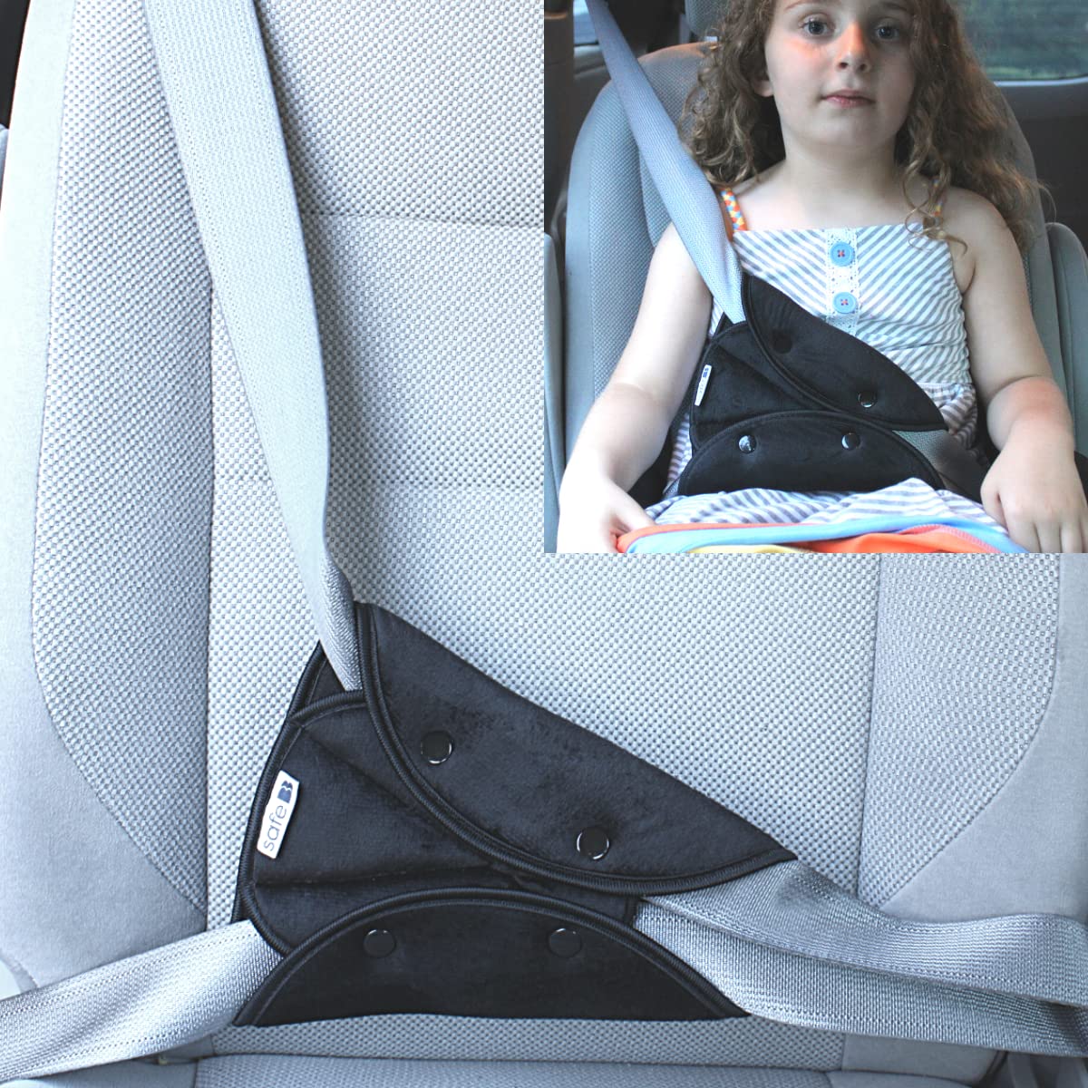 Premium Seat Belt Adjuster For Kids & Adults, Premium Material For Child Safety & Comfort Seat Belt Clips For Safety Cover Posit
