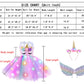 Lighted Princess Dress Up Clothes For Little Girls, Led Unicorn Halloween Costume Outfit Birthday Party Decorations Christmas Gi