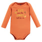 Hudson Baby Unisex Baby Cotton Long-Sleeve Bodysuits, Fall Squirrel 7-Pack, 18-24 Months