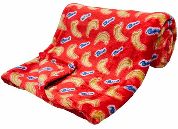 First Kick Baby Bath Blanket  New Born Hooded Soft Wrapper Cum Blanket for Boys and Girls  Set of 1 Red Bananas (06 Months)