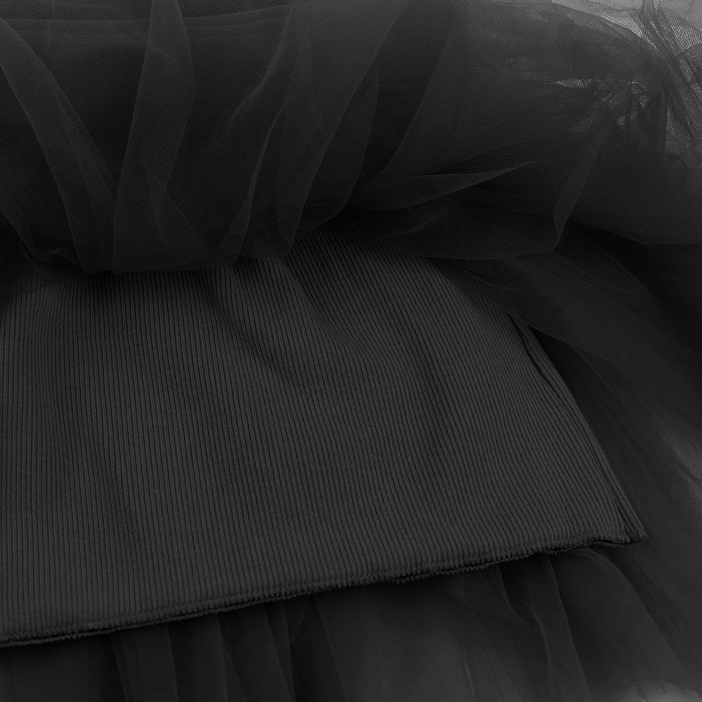 Lyxiof Baby Girls Tutu Dresses Sleeveless Princess Dress Infant Tulle Dress Toddler Sundress Black 4 Years