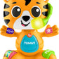 Fisher-Price Baby Learning Toy Link Squad Bop & Groove Tiger with Music & Lights for Ages 9+ Months, Compatible Only with Link S