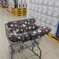 Shopping Cart Cover For Baby/Toddler, Cozy High Chair Cover & Grocery Cart Cover Cushion, Dark Blue