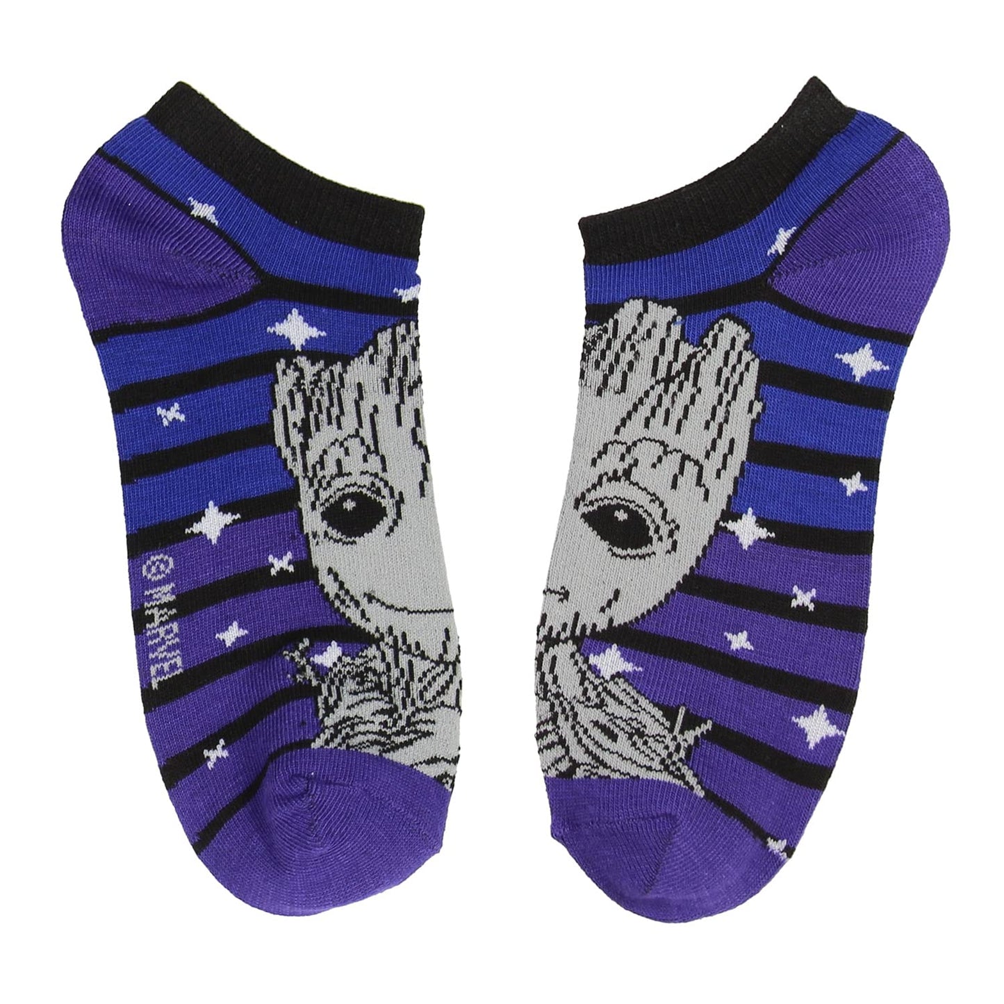 Marvel Guardians Of The Galaxy I Am Groot 3 Pack Ankle Socks