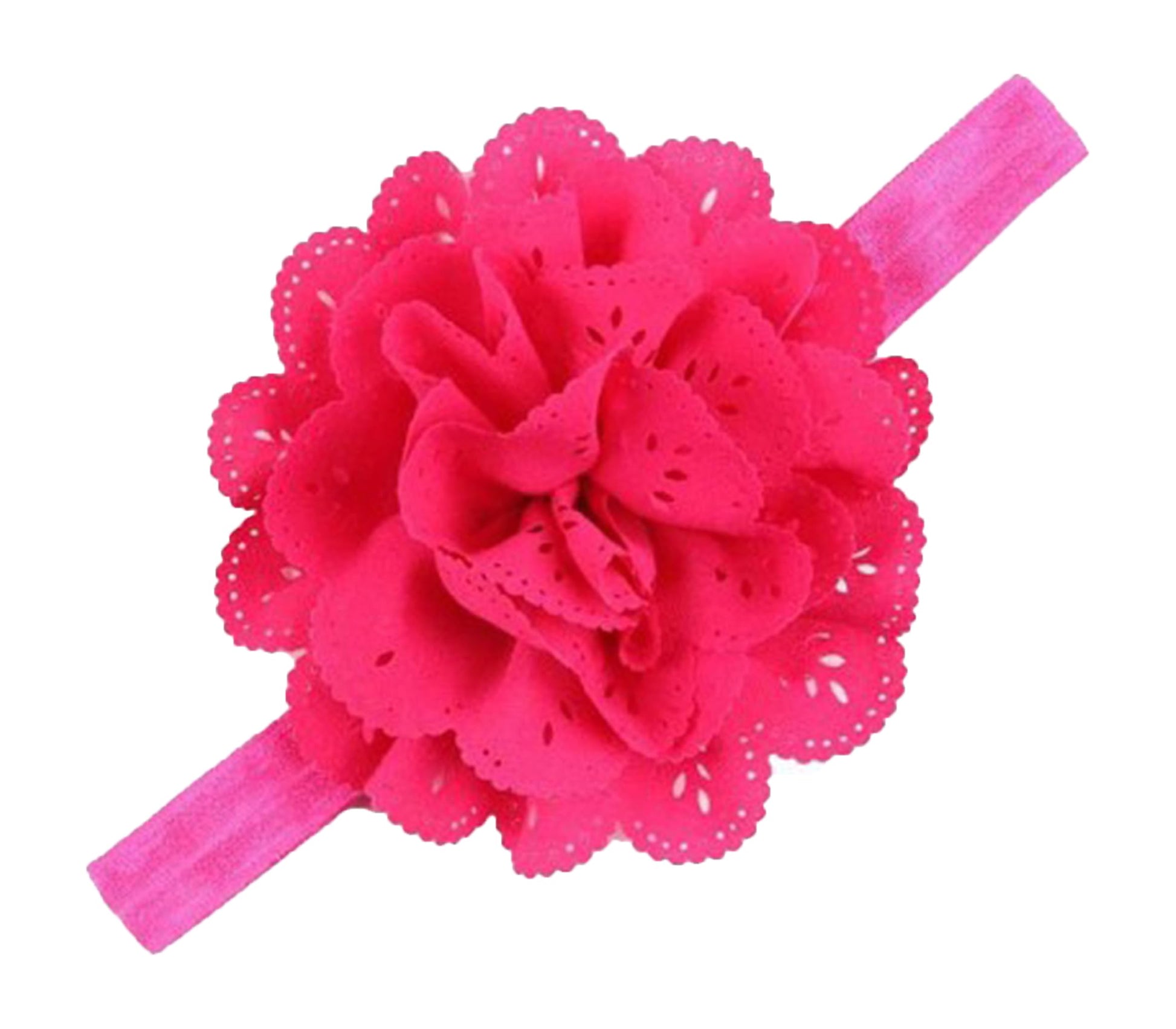 Akinoskids Fuchsia Pink Flower Newborn To Five Years Baby Girl Headband(Kids Hair Accessories) Akha1167Fp