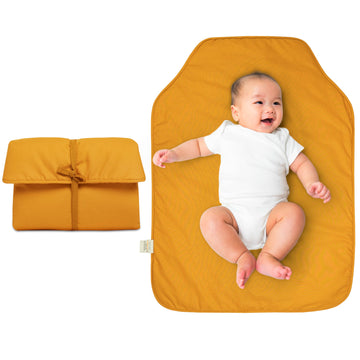 Natemia Baby Portable Diaper Changing Pad - Portable Changing Pad For Baby, Flexible Design For Travel, Machine Washable Percale