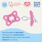 Mam Comfort Pacifiers, Newborn Pacifiers (2 Pack) 3-6 Months, Best Pacifier For Breastfed Babies, Girl Silicone