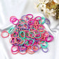 Elihair Kids Baby Hair Ties For Girls Ponytail Holder Hair Elastics Bands 3Cm For Child Toddler Curly Hair(100Pcs Kids Chili Dra