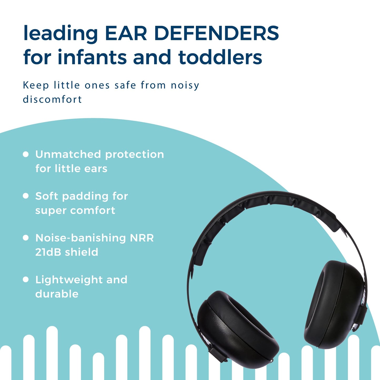 Banz Kidz Earmuffs 3 Years & Up, Noise Cancelling Headphones & Toddler Ear Muffs