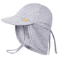Furtalk Baby Sun Hat Upf 50+ Uv Ray Sun Protection Cotton Toddler Hats For Boys Girls Grey