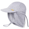 Furtalk Baby Sun Hat Upf 50+ Uv Ray Sun Protection Cotton Toddler Hats For Boys Girls Grey