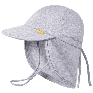 Furtalk Baby Sun Hat Upf 50+ Uv Ray Sun Protection Cotton Toddler Hats For Boys Girls Grey