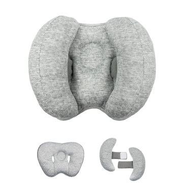 Yufiova Upgrade 2 in 1 Baby Travel Pillow - Banana Shape Adjustable Baby Neck Head Support Car Seat Insert Pillow for Kids,Headr