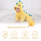 Tonwhar Infant And Toddler Halloween Cosplay Costume Kids' Animal Outfit Snowsuit(4-5T,Yellow Dinosaur)