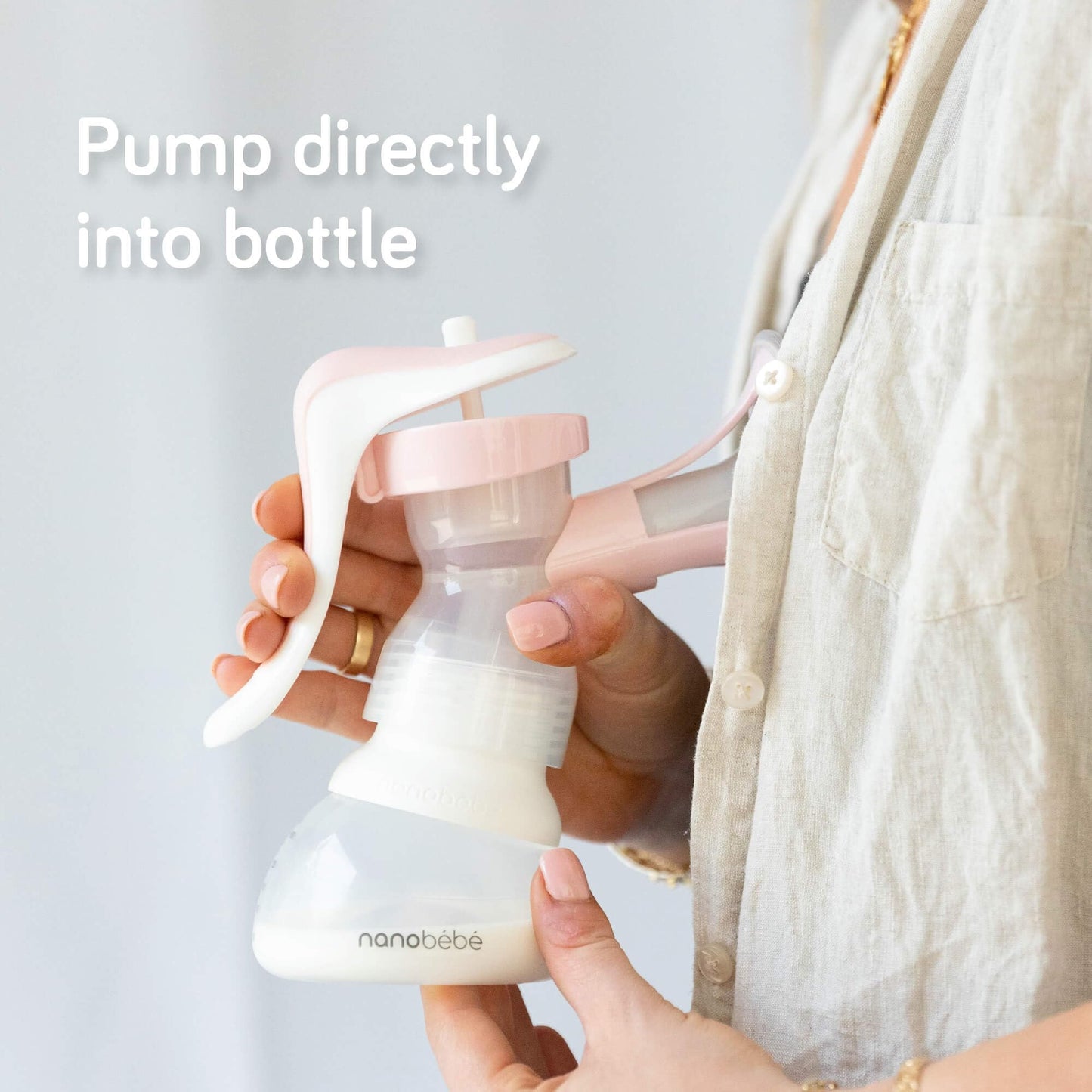 Nanobebe Breastmilk Baby Bottle Anti-Colic Starter Set With Silicone Pacifiers, Breast Pump Adapter, And Slow Flow Nipples - 5 O