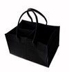 EVAYU Baby Diaper Bag Organizer, Large Capacity Storage Tote with Compartments for Nappies, Bottles and Essentials, Black