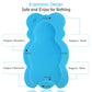 Kecuco Baby Bath Cushion Infant Sponge Mat, Toddler & Newborn Bath Pad - Blue