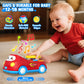 Toys for 1 Year Old Boy Gifts - 2-in-1 Toddler Push Car & Musical Racing Adventure Steering Wheel Driving Game, Interactive Lear