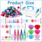 355 Pcs Summer Beach Sensory Bin Filler Fine Motor Toys Counting Sorting 200 Felt Toys 140 Resin Beach Creatures 8 Tweezers 6 Si
