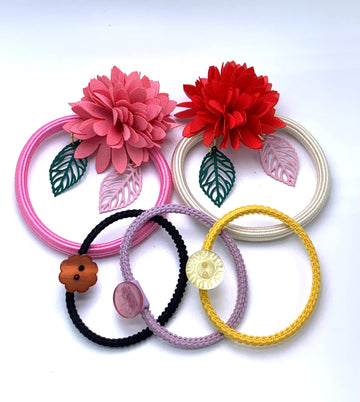 ZIWOO Baby & Girls Hair Clips/Handmade Hair Accessories (flower)