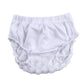 Icobuty Rose Ruffle Bloomer Diaper Cover For Baby Girls Toddlers(13-24M Large, White)