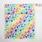 Wet Bag Baby Cloth Diaper Nappy Reusable Washable With Two Zippered Pockets (Rainbow Stars)