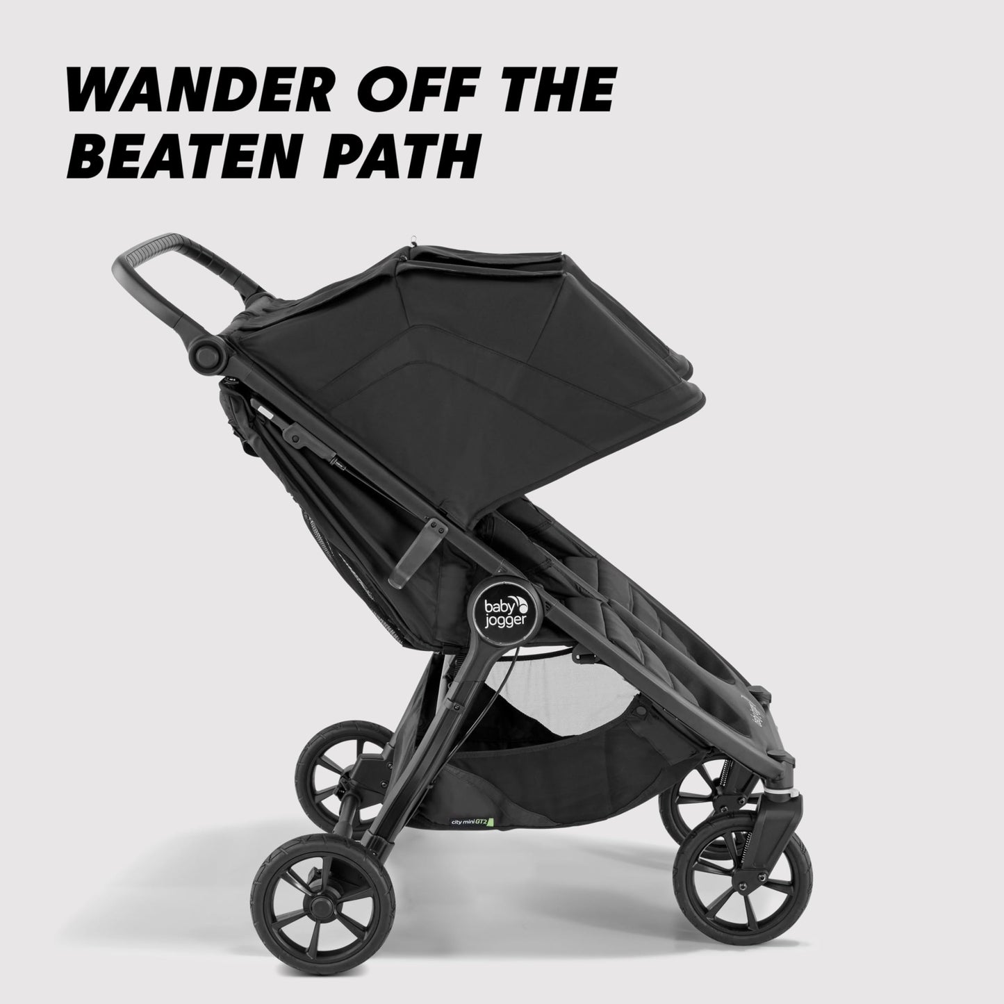 Baby Jogger City Mini Gt2 All-Terrain Double Stroller, Jet Black, Perfect For Newborn And Toddler, Compatible With Britax, Cybex