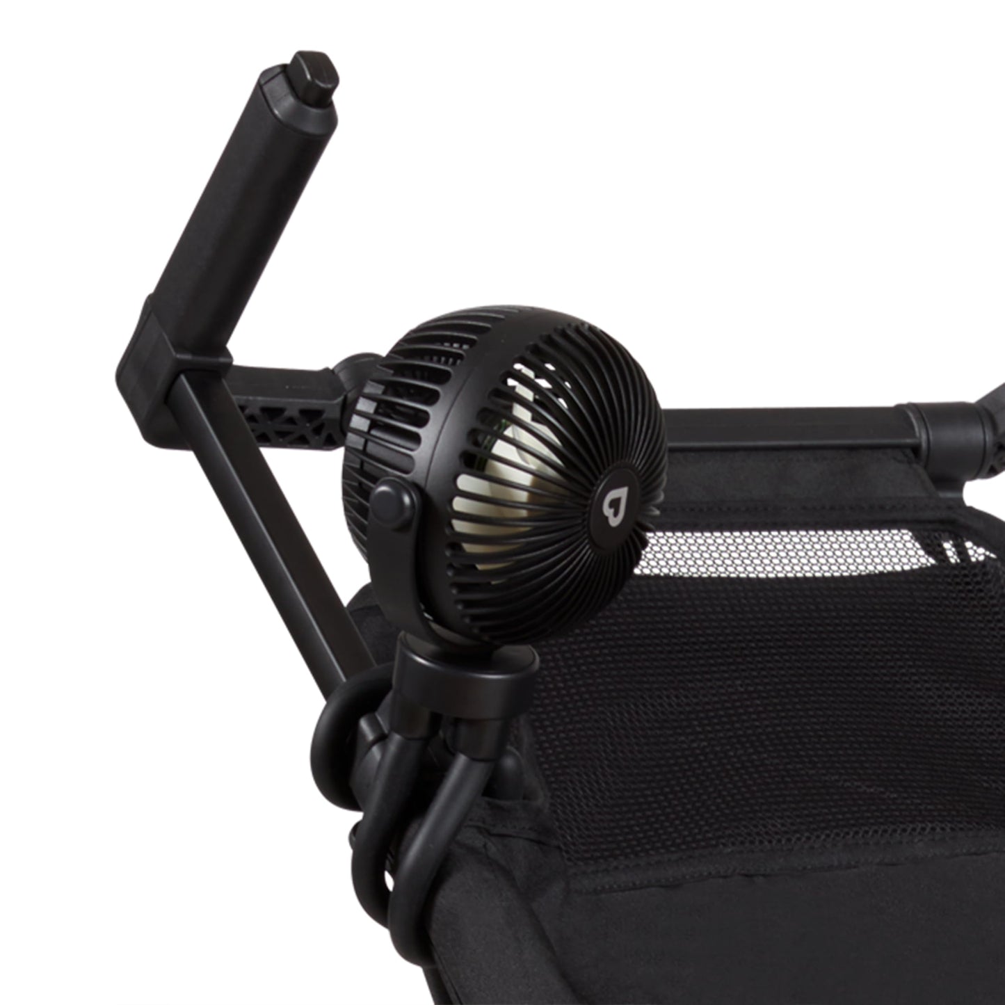 Munchkin Stroller Fan - Portable Fan For Travel, Baby Gear Accessory With 4 Speeds, Flexible Clip-On Leg Attachment, Rechargeabl