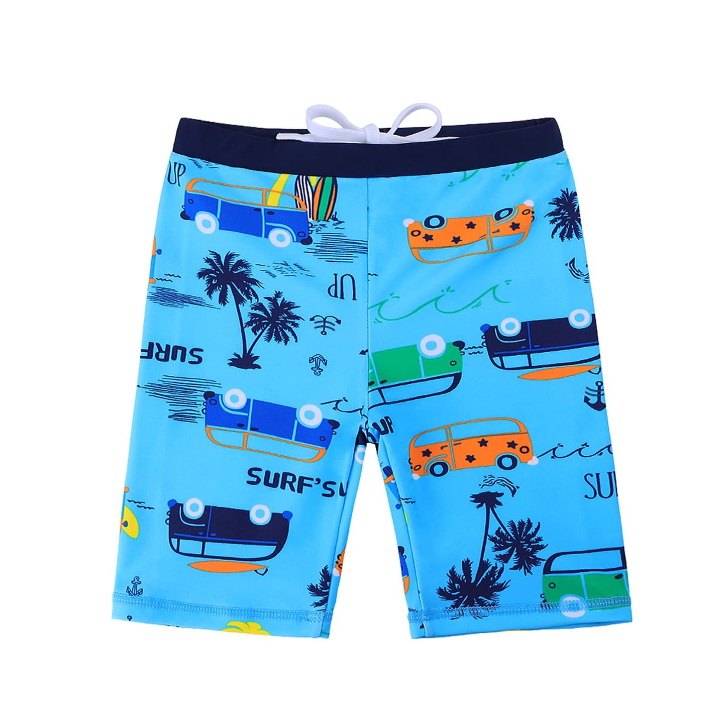 Huaaniue Baby Toddler Boy Swimsuit Rashguard Set Swimwear Upf 50+ Car 5-6 T