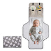 31 X 24.2 Extra Long Large Lightweight Toddler Diaper Changing Pad Travel, Cute Design 1-36 Month Infant Foldable Baby Changing 