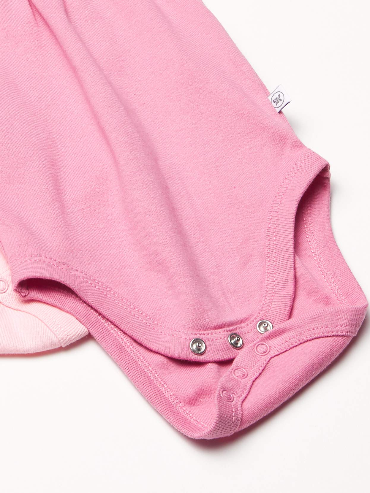 Honestbaby 5-Pack Organic Cotton Cami Bodysuits, Pink Ombre, Preemie