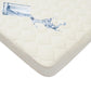 TL Care Waterproof Quilted Pack N Play Playard Size Fitted Mattress Cover Made with Organic Cotton Top Layer, Natural Color, 2 P
